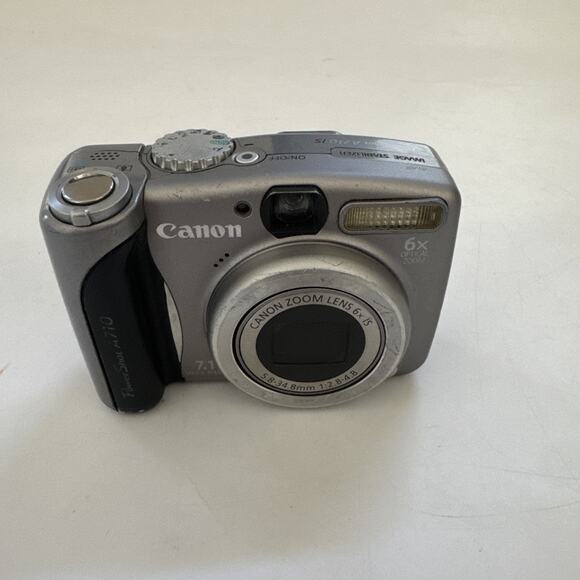 Canon PowerShot A710 IS Digital Camera 7.1 Megapixel 6x Optical Zoom Worker READ - Picture 1 of 14